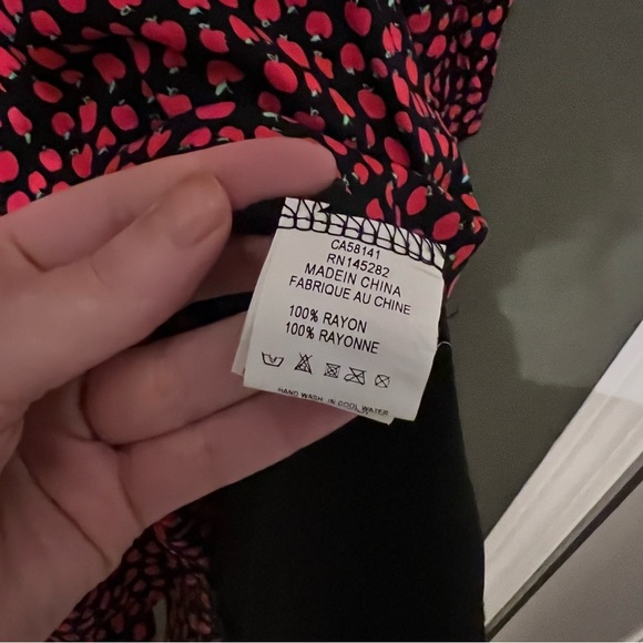 Tatiana & Natouchi Apple Print A-Line Circle Midi Dress XS - Picture 12 of 16